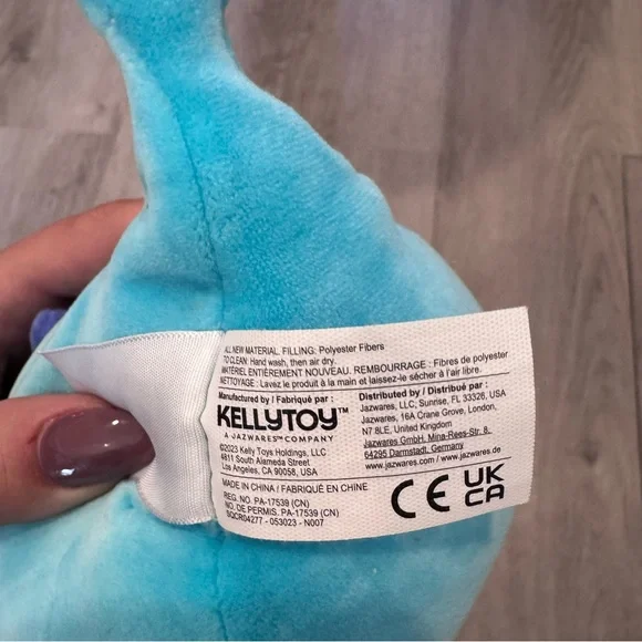 Squishmallows Tatiana The Teal Blue Dragon Plush Toy Small EUC - Picture 7 of 7